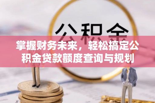 淮阳掌握财务未来，轻松搞定公积金贷款额度查询与规划